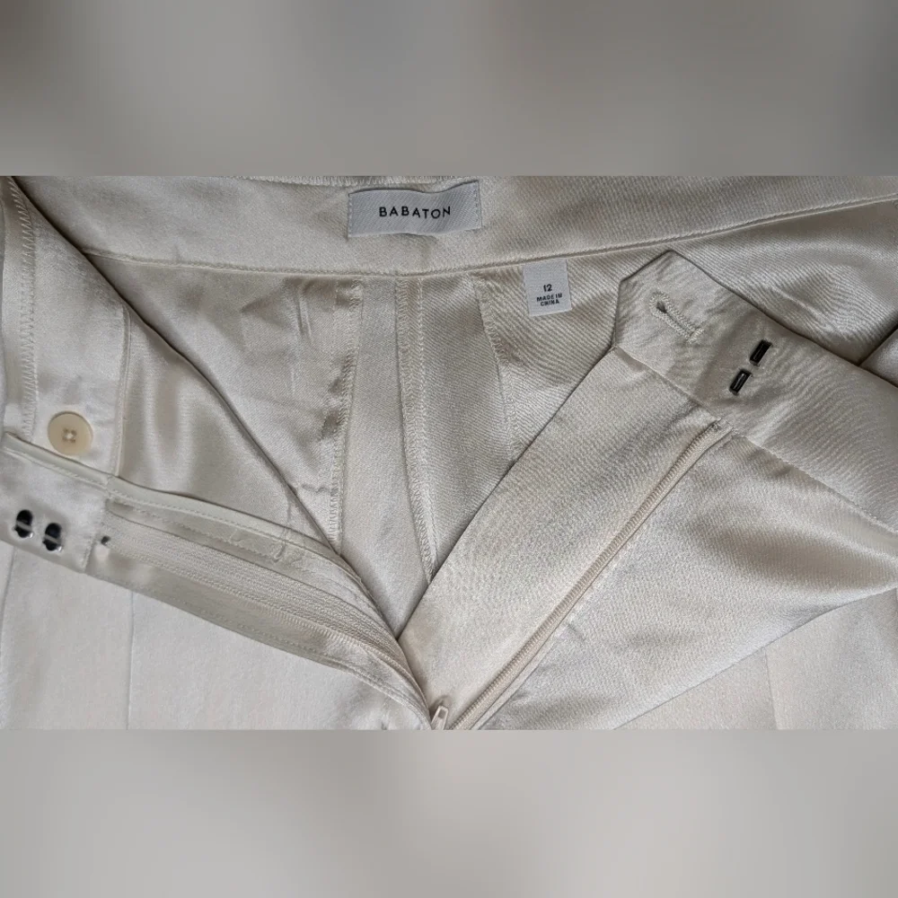 Aritzia Babaton Vogue satin pants Sz 12